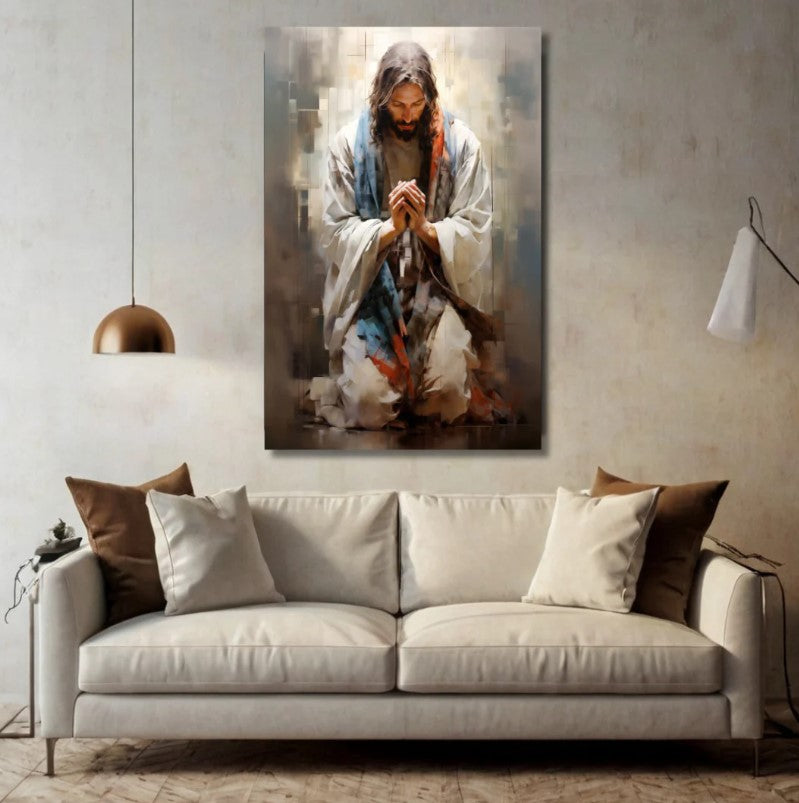 Cuadro en tela de LIENZO CANVA Jesucristo en Oración