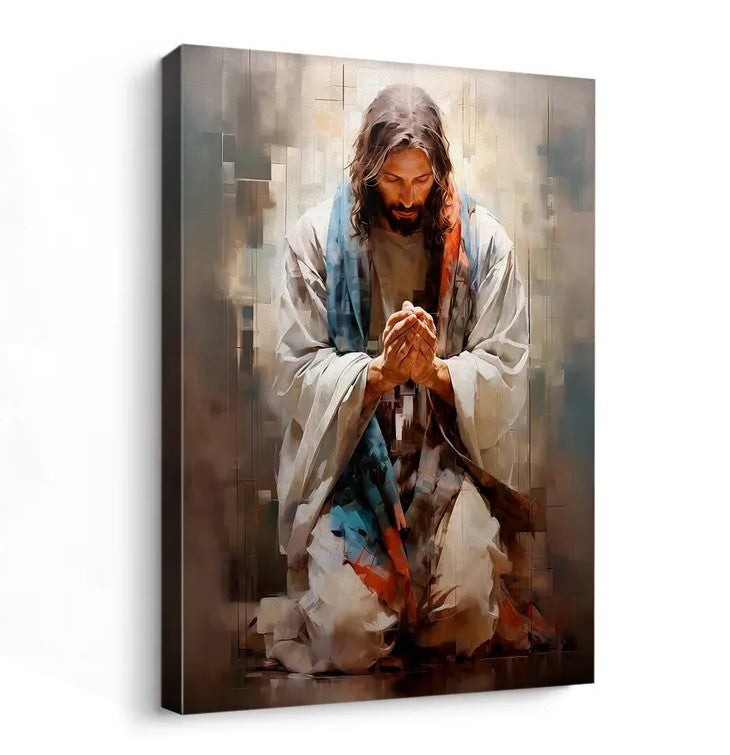 Cuadro en tela de LIENZO CANVA Jesucristo en Oración