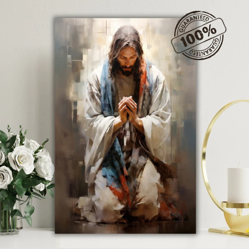 Cuadro en tela de LIENZO CANVA Jesucristo en Oración