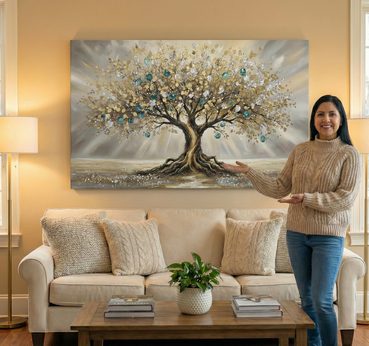 Cuadro en tela de LIENZO CANVA - Árbol de la VIDA