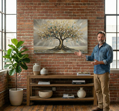 Cuadro en tela de LIENZO CANVA - Árbol de la VIDA