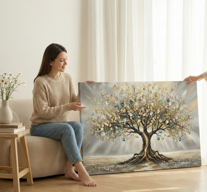 Cuadro en tela de LIENZO CANVA - Árbol de la VIDA