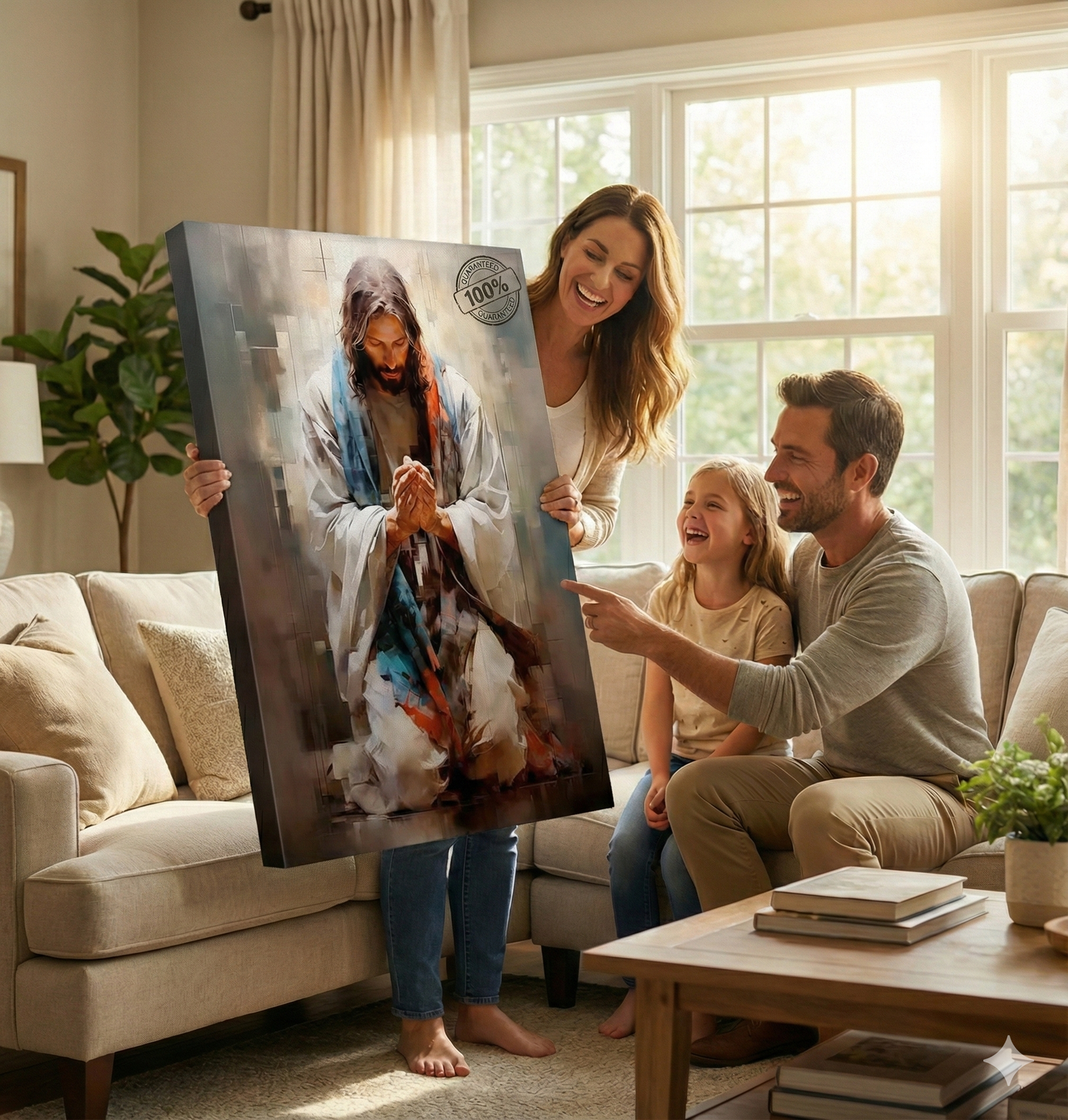 Cuadro en tela de LIENZO CANVA Jesucristo en Oración